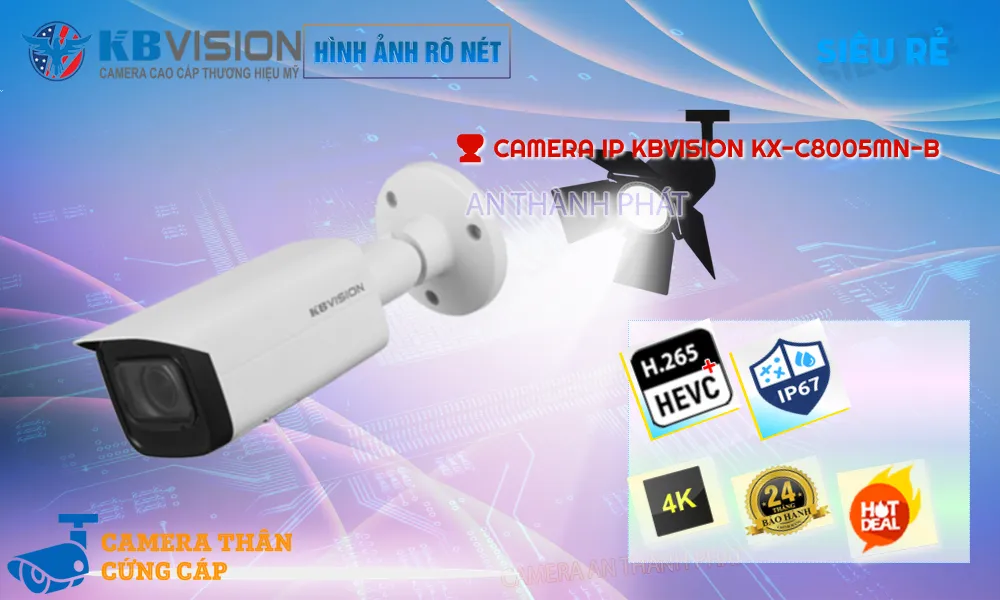Điểm nổi bật của camera Quan sát Kbvision KX-C8005MN-B