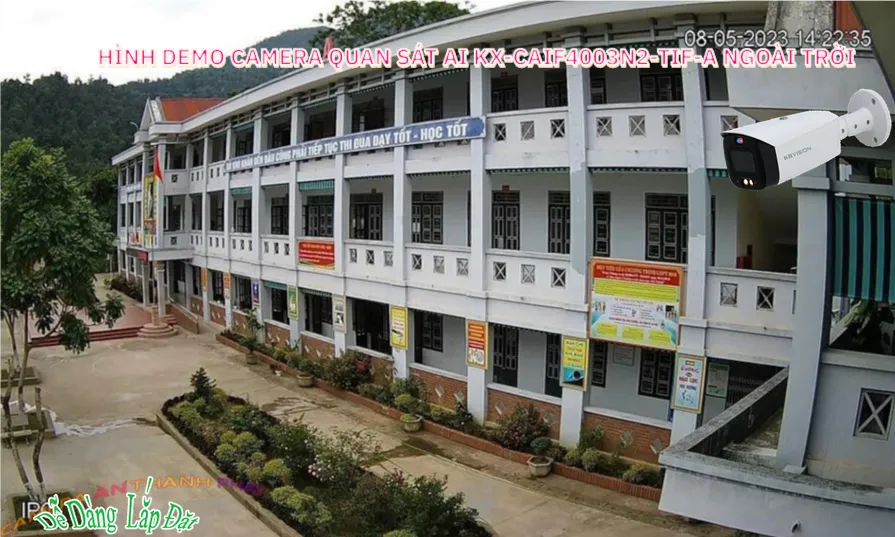 KX-CAiF4003N2-TiF-A Camera Công Nghệ IP Thiết kế Đẹp KBvision