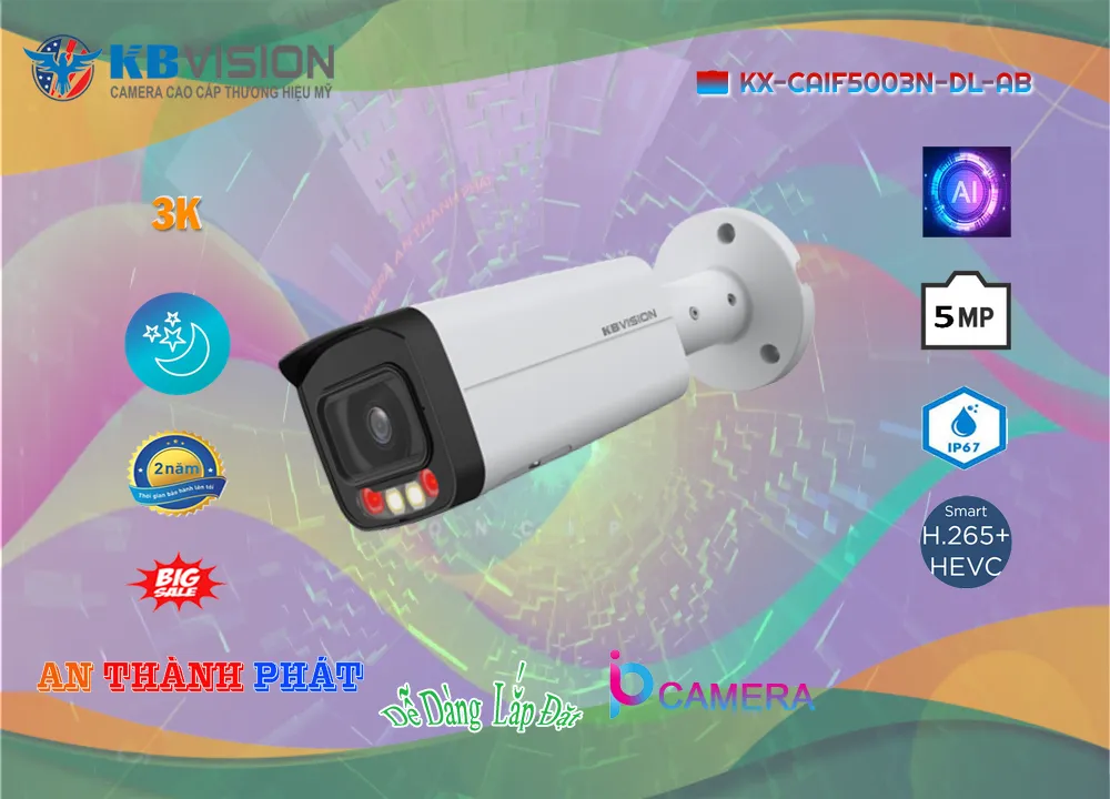Camera Kbvision KX-CAiF5003N-DL-AB