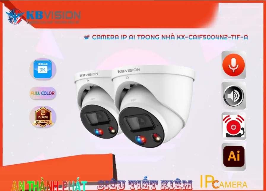Camera KBvision Chất Lượng KX-CAiF5004N2-TiF-A Camera KBvision Chất Lượng KX-CAiF5004N2-TiF-A