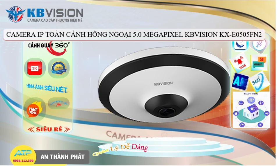 Camera KX-E0505FN2  KBvision Sắc Nét