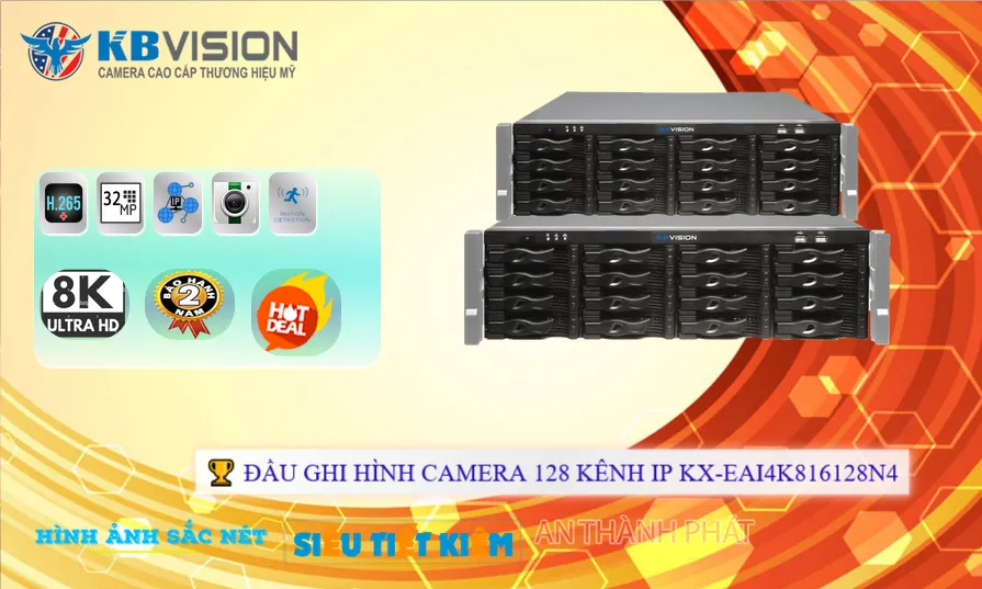 KBvision KX-EAi4K816128N4 sắc nét