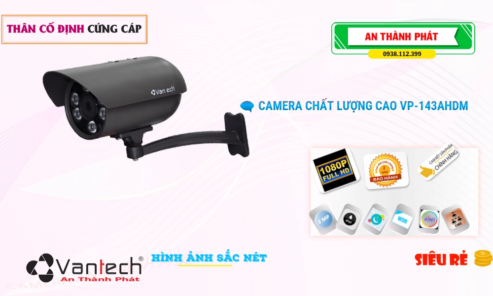 VanTech VP-143AHDM Chiết khấu cao