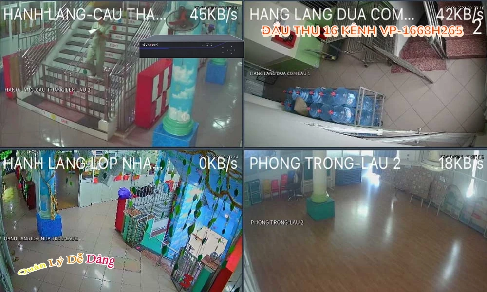 VP-1668H265 Đầu Ghi VanTech VP-1668H265 Đầu Ghi VanTech