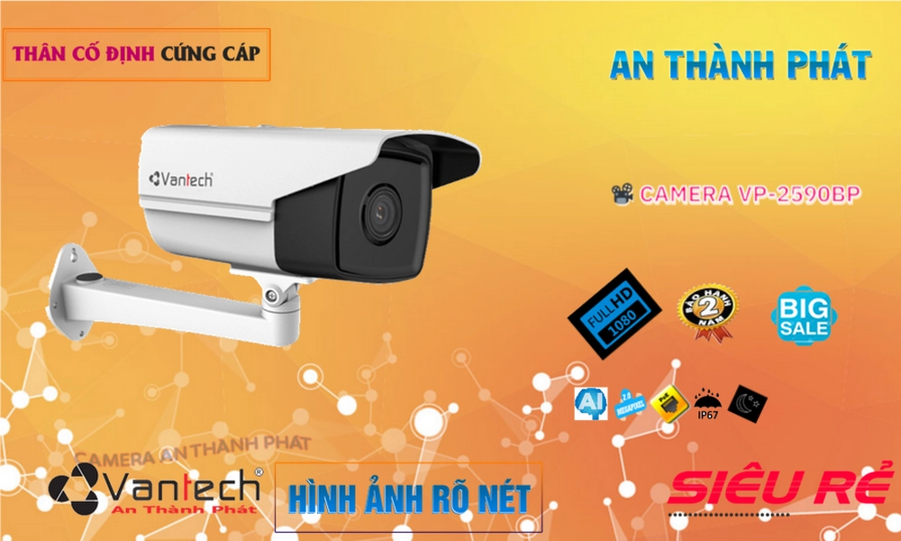 VP-2590BP Camera VanTech Chức Năng Cao Cấp