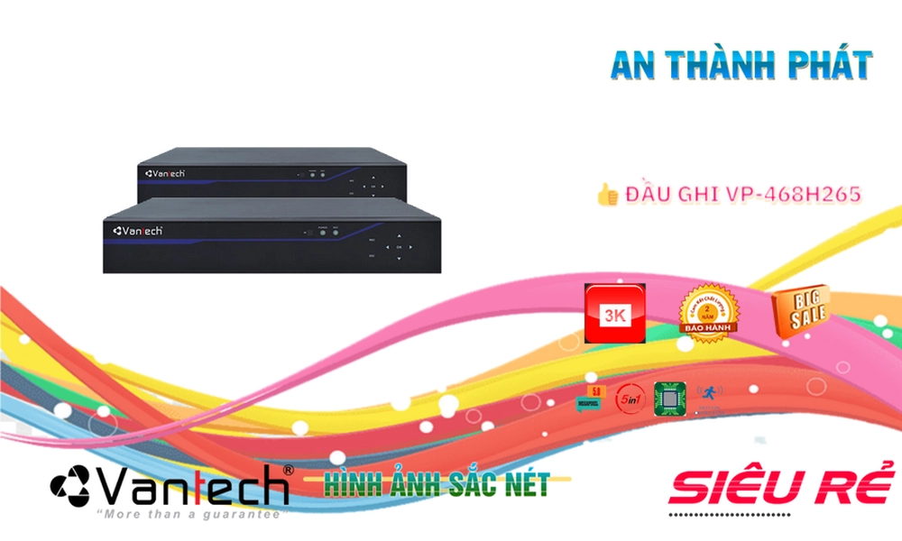 Đầu Thu VanTech VP-468H265 ✲