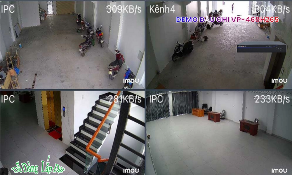 Đầu Thu VanTech VP-468H265 ✲