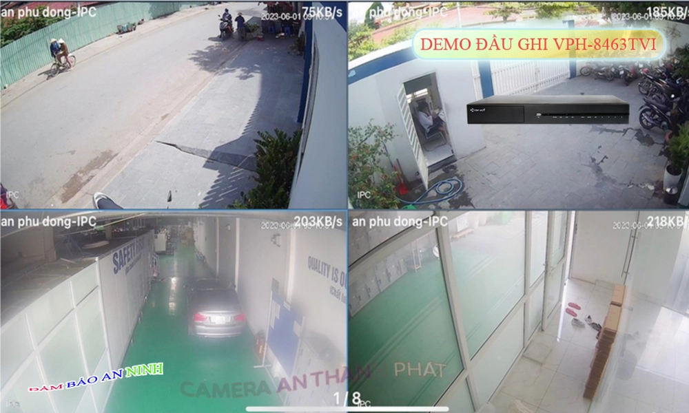 VPH-8463TVI Đầu ghi Camera VanTech Giá tốt