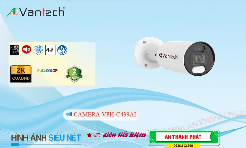 VPH-C439AI Camera An Ninh Chức Năng Cao Cấp