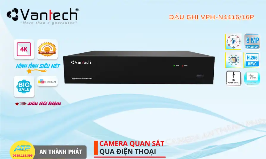 VPH-N4416/16P sắc nét VanTech