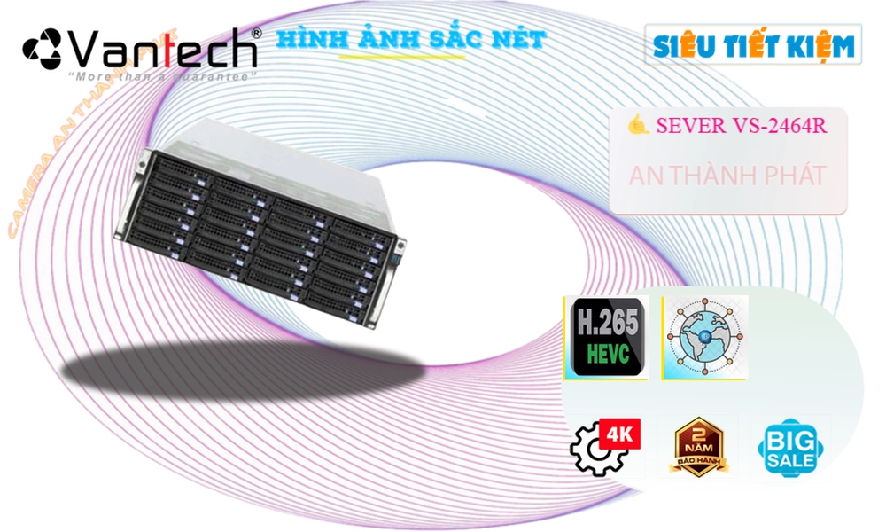 Đầu ghi VanTech VS-2464R Mẫu Đẹp