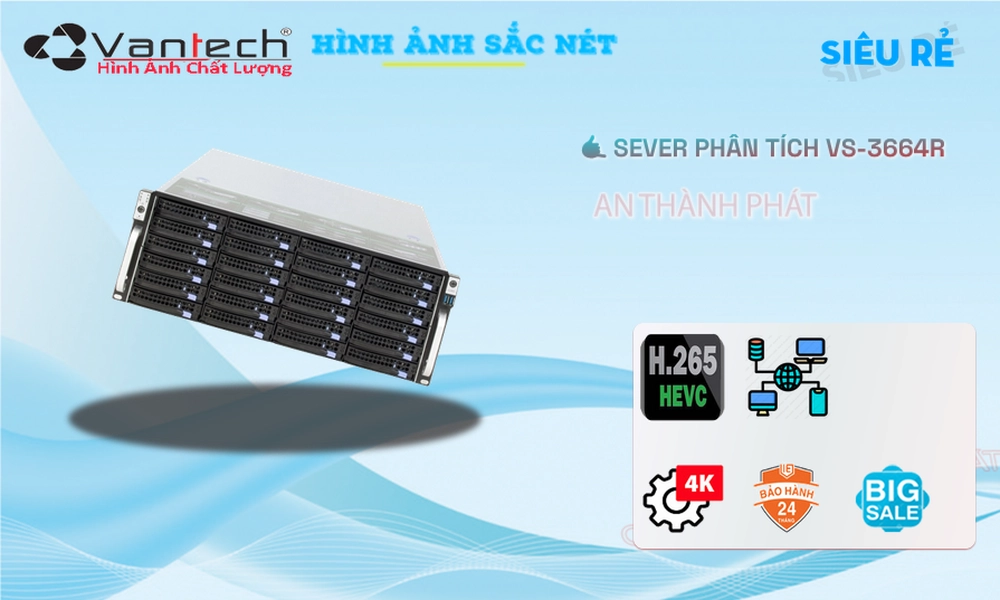 ✲  Đầu Ghi Camera VS-3664R VanTech đang khuyến mãi