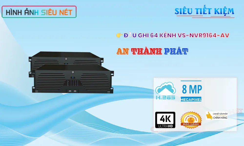 Đầu ghi Visioncop VS-NVR9164-AV