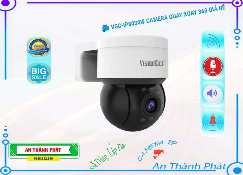 Camera IP Wifi VSC-IP8030W Camera IP Wifi VSC-IP8030W