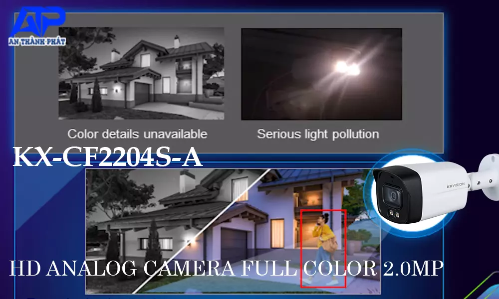 Camera KX-CF2203L-A Thân Full Color Ghi Âm