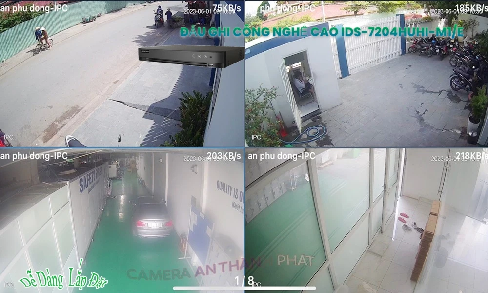 Đầu ghi Hikvision iDS-7204HUHI-M1/E Tiết Kiệm Đầu ghi Hikvision iDS-7204HUHI-M1/E Tiết Kiệm