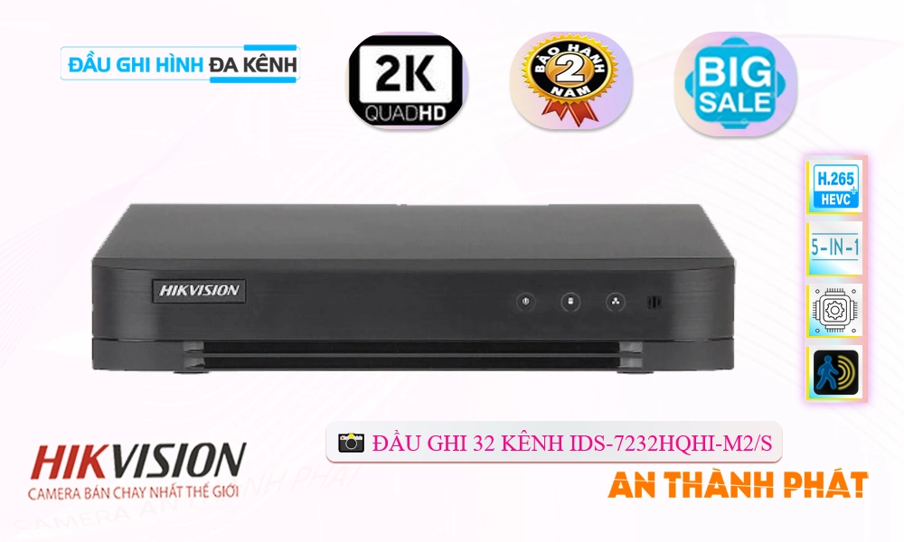 iDS-7232HQHI-M2/S Sắc Nét Hikvision