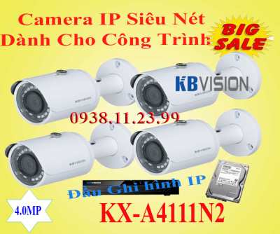 lắp quan sát IP Siêu Nét Công Trình Cao Cấp , camera công trình , camera ip công trình , camera KX-A4111N2 , KX-A411N2