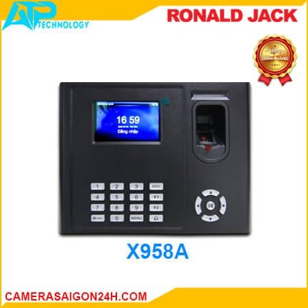 Máy chấm công thẻ từ X958A, máy chấm công vân tay X958A, ronald jack X958A, X958A