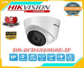Lắp đặt camera tân phú Camera Ip Bán Cầu Vát 2Mp Hikvision DS-2CD1323G0E-IF                                                                                    