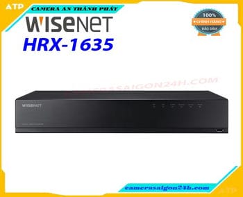 ĐẦU GHI WISENET HRX-1635, ĐẦU GHI WISENET HRX-1635, LẮP ĐẶT ĐẦU GHI WISENET HRX-1635, WISENET HRX-1635, HRX-1635