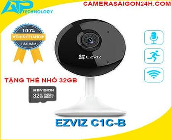  Lắp Camera Wifi Ezviz C1C giá rẻ thiết kế nhỏ gọn hình ảnh FULL HD 1080p giám sát qua điện thoại từ xa công nghệ cloud tích hợp báo động chống trộm chất lượng tốt