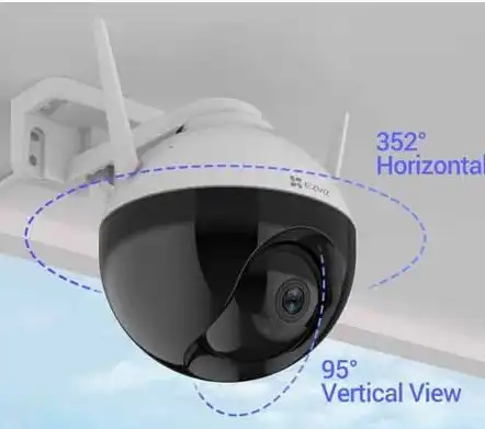 Camera PTZ Ngoài trời C8C CS-C8C của EZVIZ Với độ nhạy sáng cao, Hỗ trợ nhận diện được người với thuật toán nhúng AI, Camera PT Quay quét ngoài trời