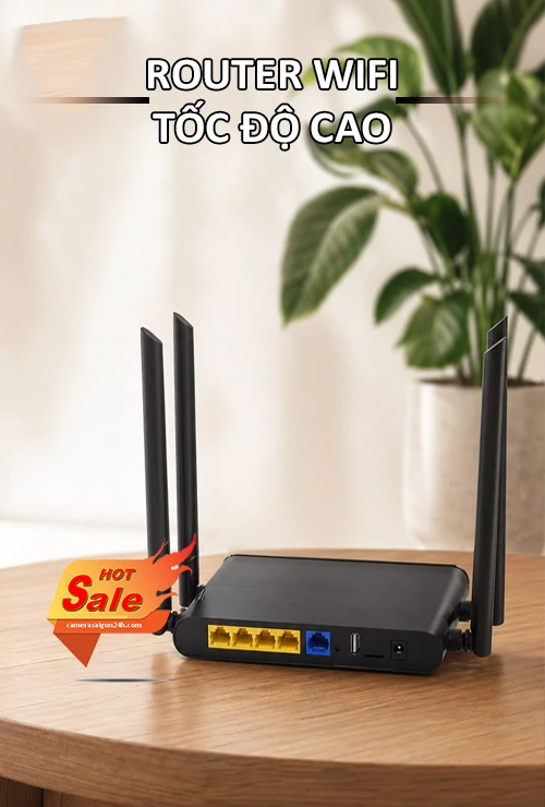 Lắp đặt Router WiFi tốc độ cao cho công ty