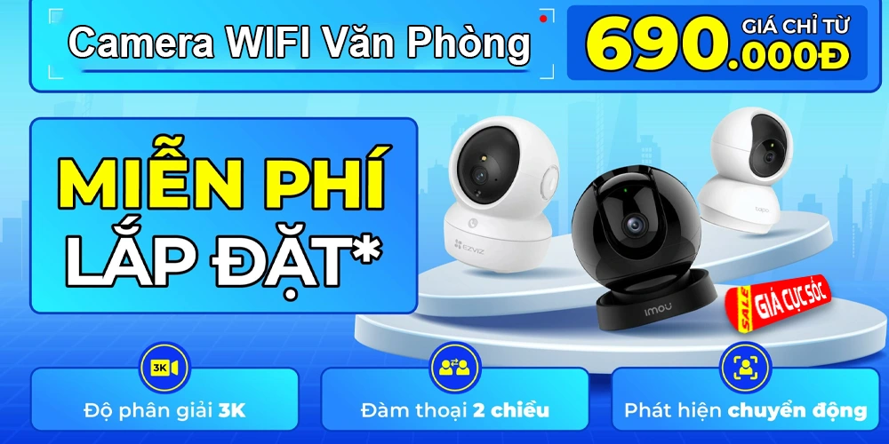 Lắp Đặt Camera Công Ty WiFi Văn Phòng
