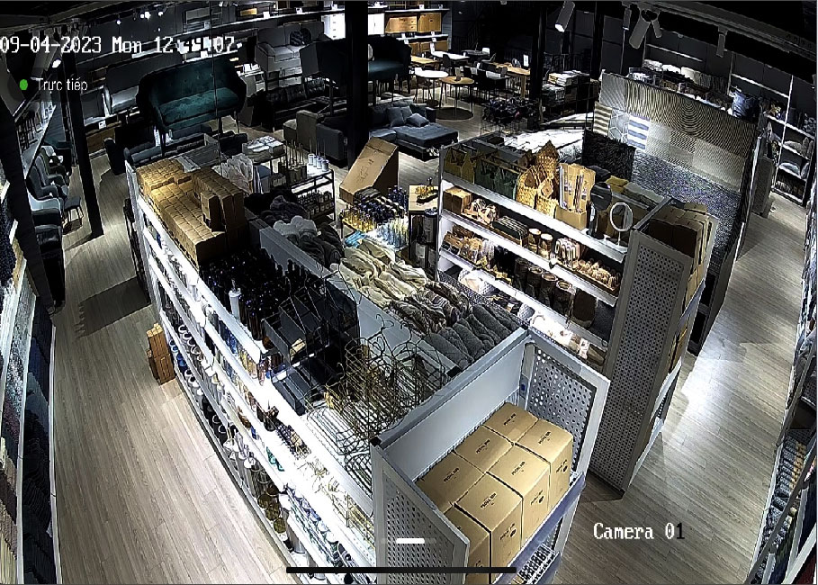Hình  Loại Camera an ninh  thực tế  Công nghệ hình ảnh sắc nét với 8.0 MP của bộ Lắp Camera Kho Hàng Độ Phân Giải Cao 4K sử dụng mã KX-C8011S-A