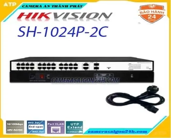 Lắp đặt camera tân phú Switch Poe Hikvision SH-1024P-2C