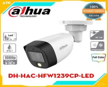 Lắp đặt camera tân phú DAHUA DH-HAC-HFW1239CP-LED Camera HDCVI 2MP Full Color