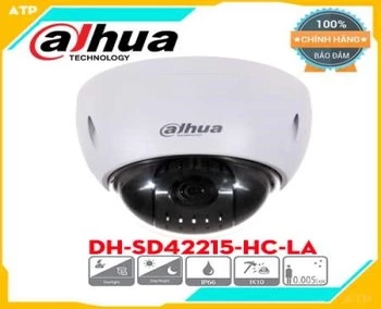 Camera PTZ HDCVI 2MP DAHUA DH-SD42215-HC-LA,Camera quan sát IP DAHUA DH-SD42215-HC-LA Chính hãng,Camera quan sát 2.0MP Starlight | DH-SD42215-HC-LA,DH-SD42215-HC-LA SPEED DOME HDCVI Bán Cầu,Camera Dahua DH-SD42215-HC-LA