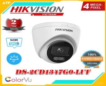 Lắp đặt camera tân phú Camera Ip Color Vu Hikvision DS-2CD1347G0-LUF