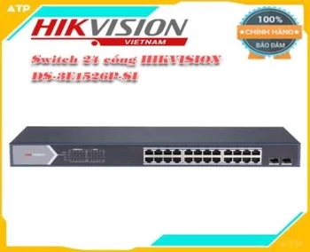 Lắp đặt camera tân phú Switch 24 cổng HIKVISION DS-3E1526P-SI