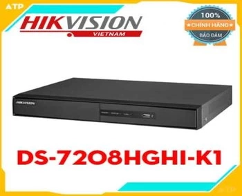 Lắp đặt camera tân phú DS-7208HGHI-K1 Đầu thu 8 kênh Hikvision