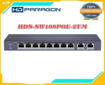 Lắp đặt camera tân phú Switch 8 cổng HDparagon HDS-SW108POE-2T/M