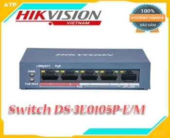 Switch PoE DS-3E0105P-E/M HIKVISION ,Switch PoE DS-3E0105P-E/M ,Switch DS-3E0105P-E/M