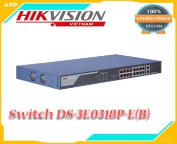 Switch PoE DS-3E0318P-E(B) ,DS-3E0318P-E(B) ,Switch DS-3E0318P-E(B) ,HIKVISION DS-3E0318P-E(B)
