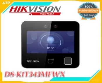 Hikvision DS-K1T343MFWX ,DS-K1T343MFWX ,may cham cong DS-K1T343MFWX ,cham cong guong mat DS-K1T343MFWX 