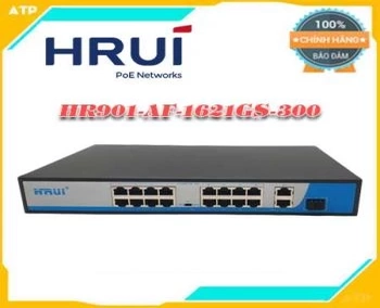 Lắp đặt camera tân phú Switch 16 công PoE HRUI HR901-AF-1621GS-300