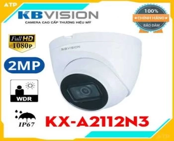 Lắp đặt camera tân phú KBVISION KX-A2112N3 camera IP Dome 2MP