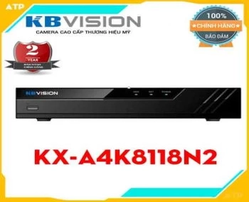 Lắp đặt camera tân phú Đầu ghi hình camera IP 8 kênh KBVISION KX-A4K8118N2