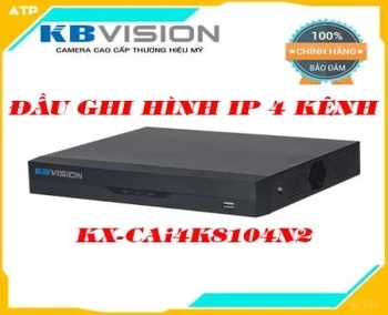 Lắp đặt camera tân phú Đầu Ghi Hình Ip Ai 4 Kênh Kbvision KX-CAi4K8104N2