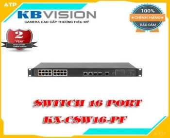 Lắp đặt camera tân phú Switch 16 Port Poe Kbvision KX-CSW16-PF                                                                                         