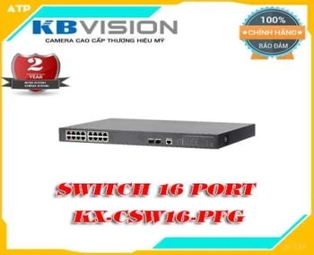 Lắp đặt camera tân phú Switch 16 Port Poe Kb Vision KX-CSW16-PFG                                                                                        