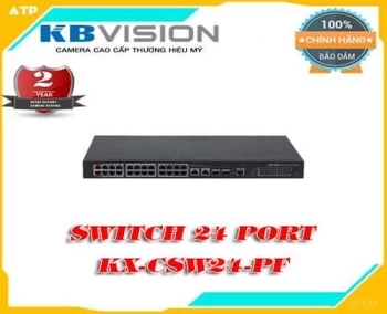Lắp đặt camera tân phú Switch 24 Port Poe Kbvision KX-CSW24-PF