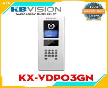 Lắp đặt camera tân phú KBVISION KX-VDP03GN Chuông cửa màn hình