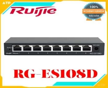 Switch Ruijie Reyee RG-ES108D 8-Port unmanaged,Bán Switch 8 cổng 10/100 BASE-T RUIJIE RG-ES108D giá rẻ,Thiết bị mạng HUB -SWITCH Ruijie RG-ES108D,Switch Ruijie Reyee RG-ES108D 8-Port,
