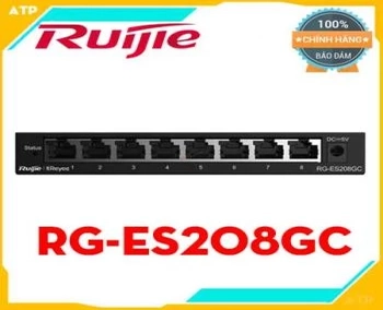 Lắp đặt camera tân phú RG-ES208GC Switch 8 cổng RUIJIE